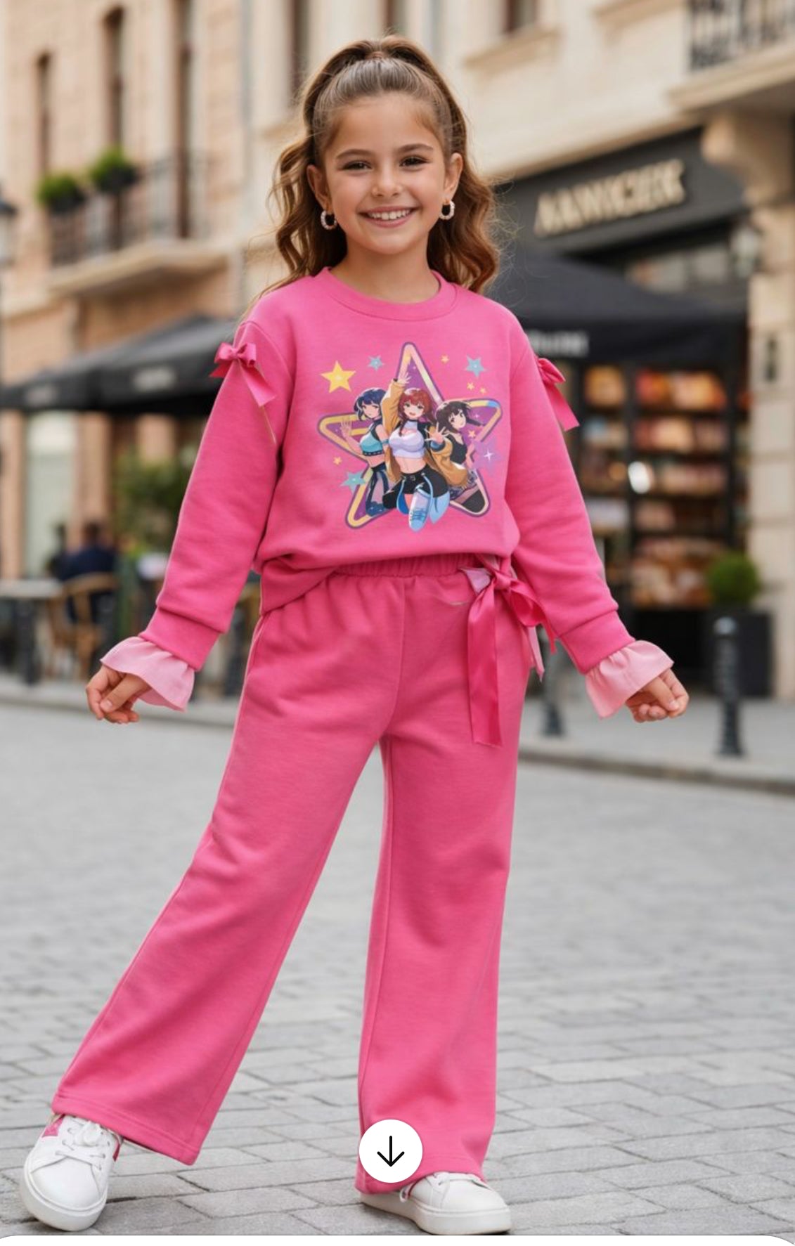 Pink bow tracksuit