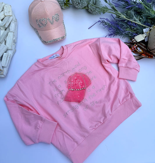 Pink sweatshirt