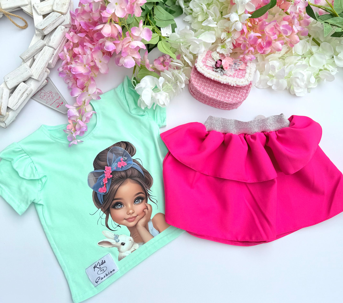 Mint Bunny t shirt