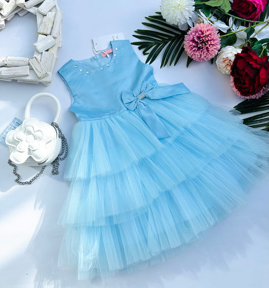 Blue elegant dress