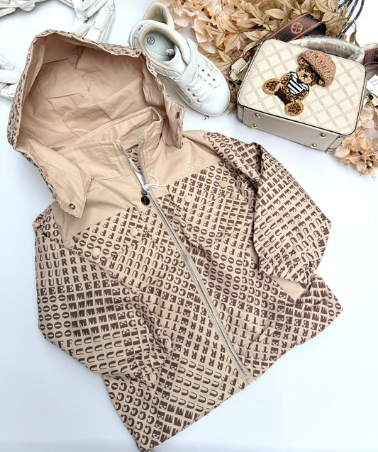 Beige autumn jacket