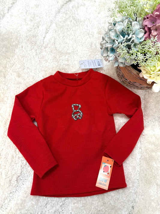 Red Teddy sweatshirt