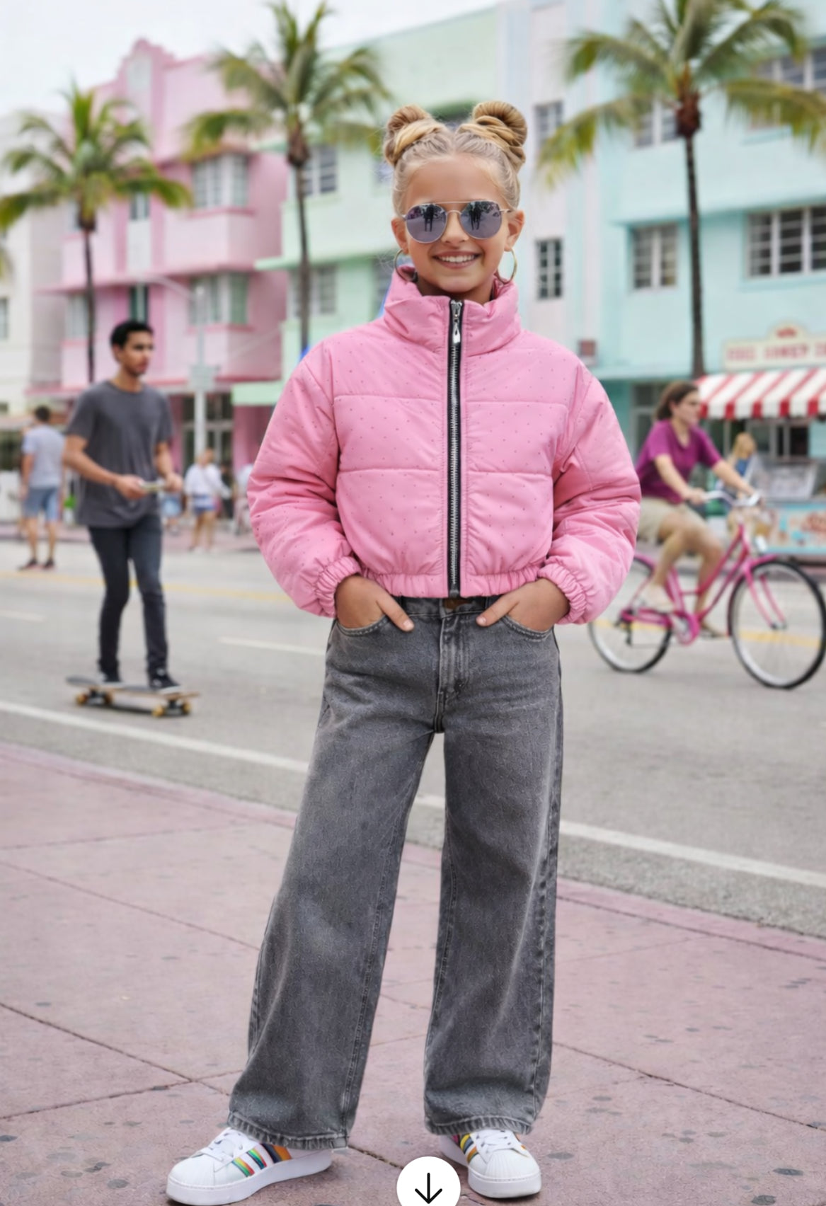 Pink sparkle jacket