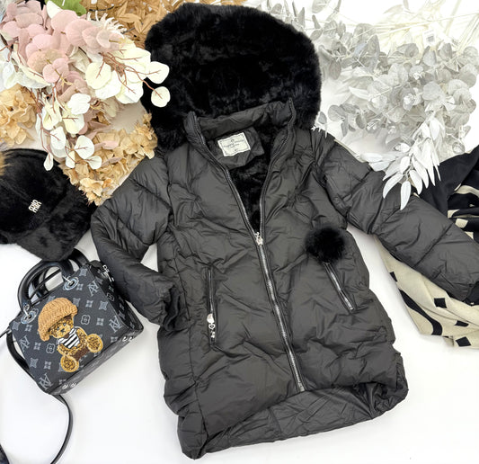 Black winter jacket