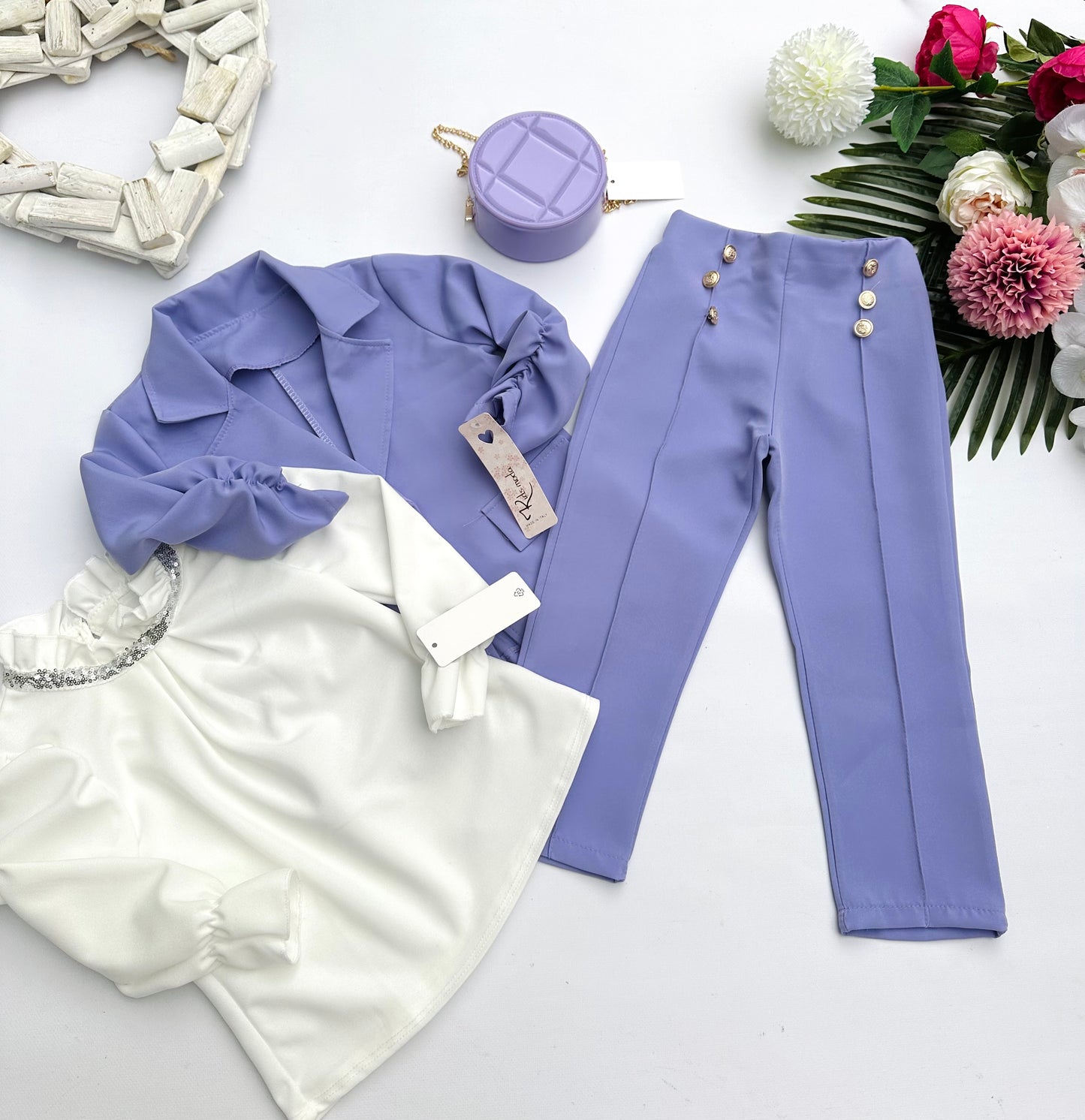 White elegant top