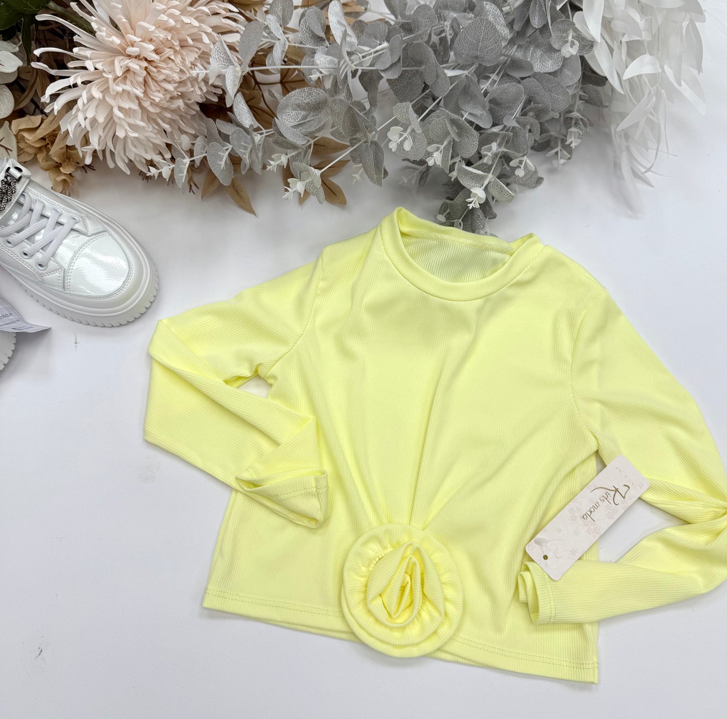 Yellow flower top