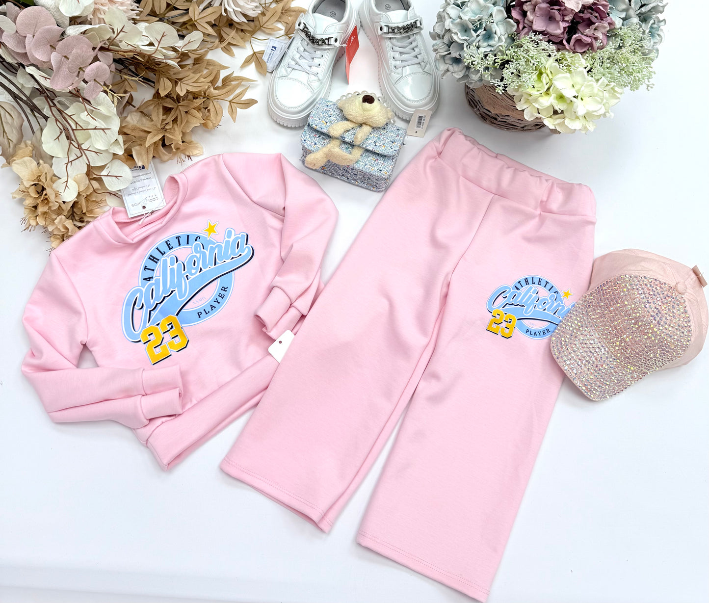 Pink tracksuit