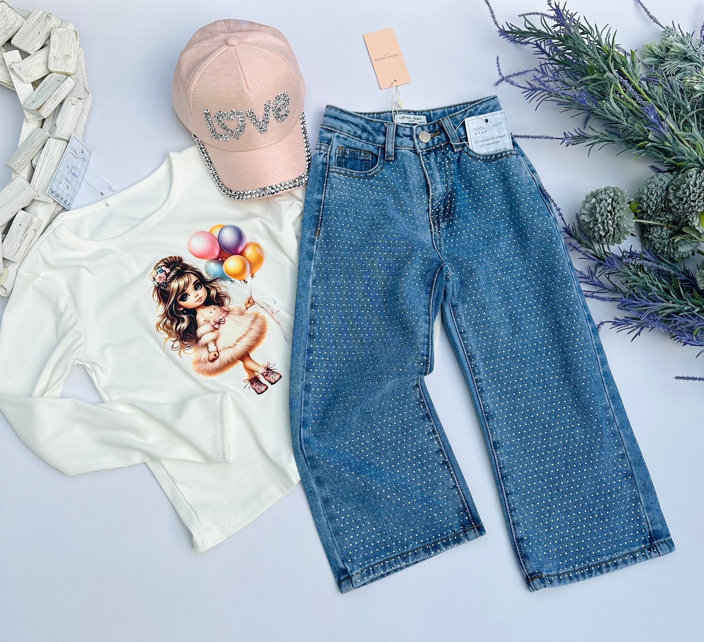 Sparkle boyfriend style jeans