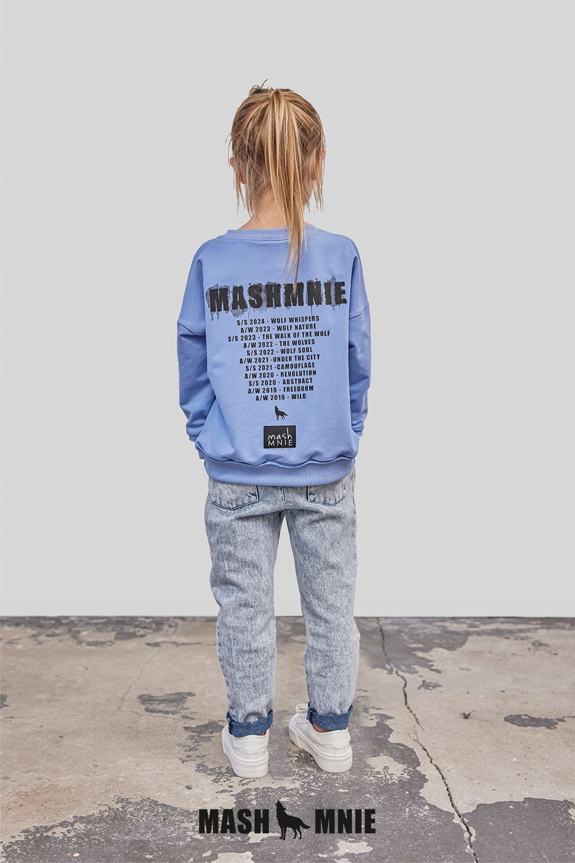 Unisex blue sweatshirt