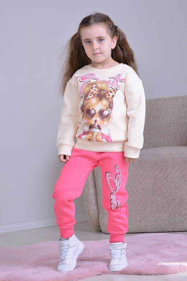 Pink warm tracksuit