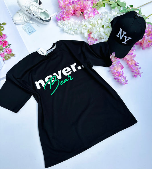 Black oversize t shirt