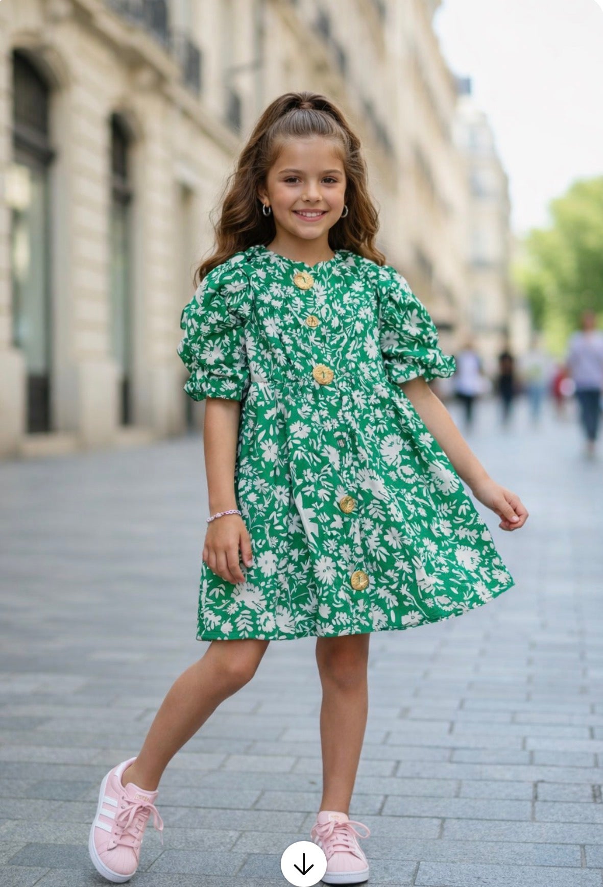 Green dress