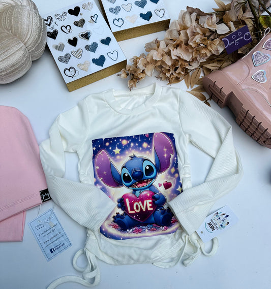 White Stitch top