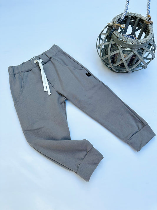 Grey cotton pants
