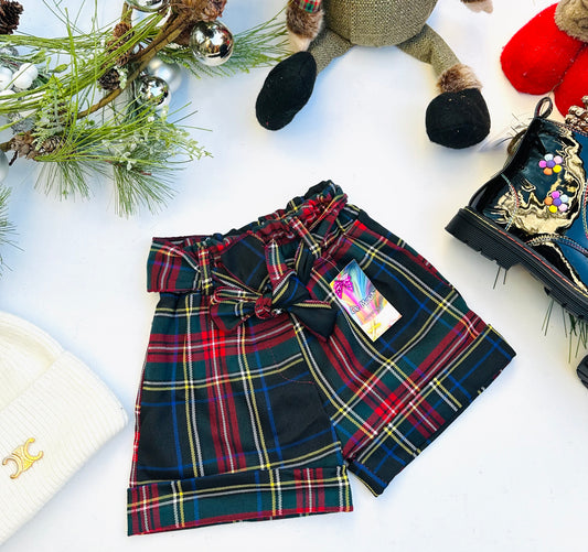 Checked shorts