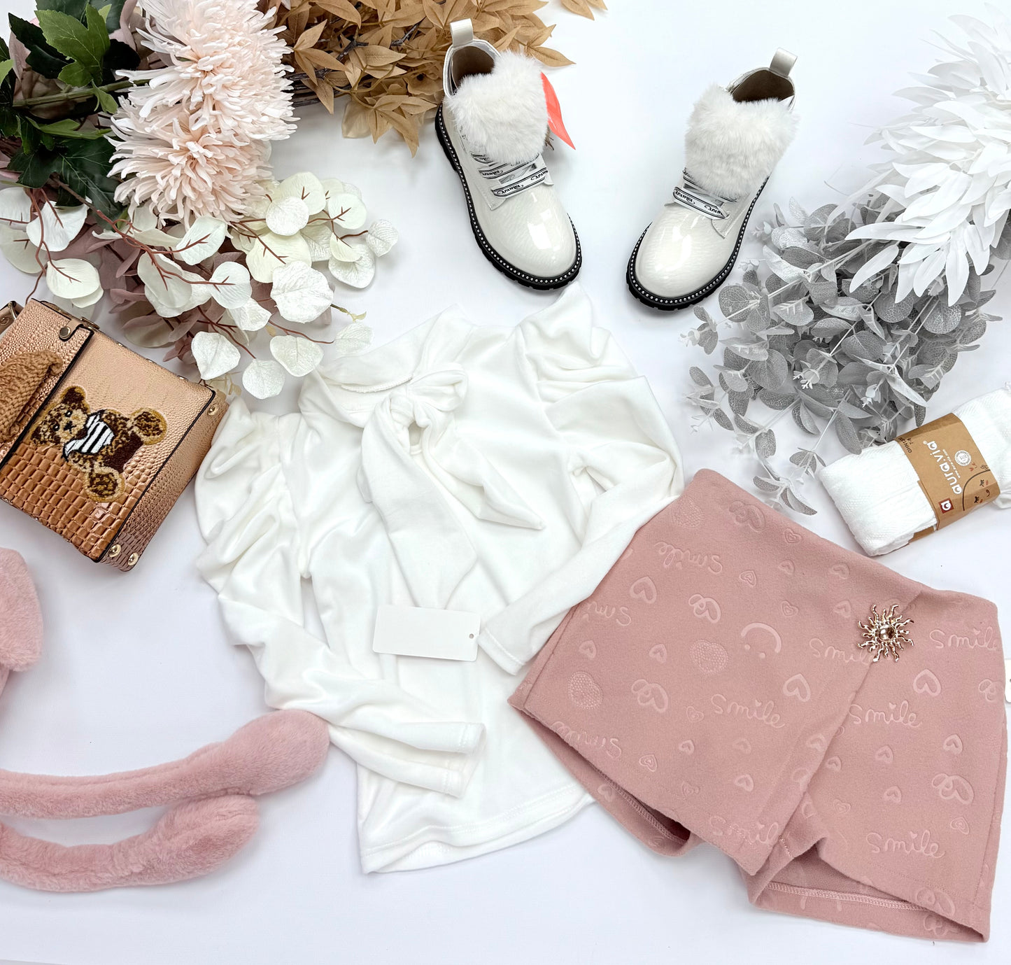 Pink skorts