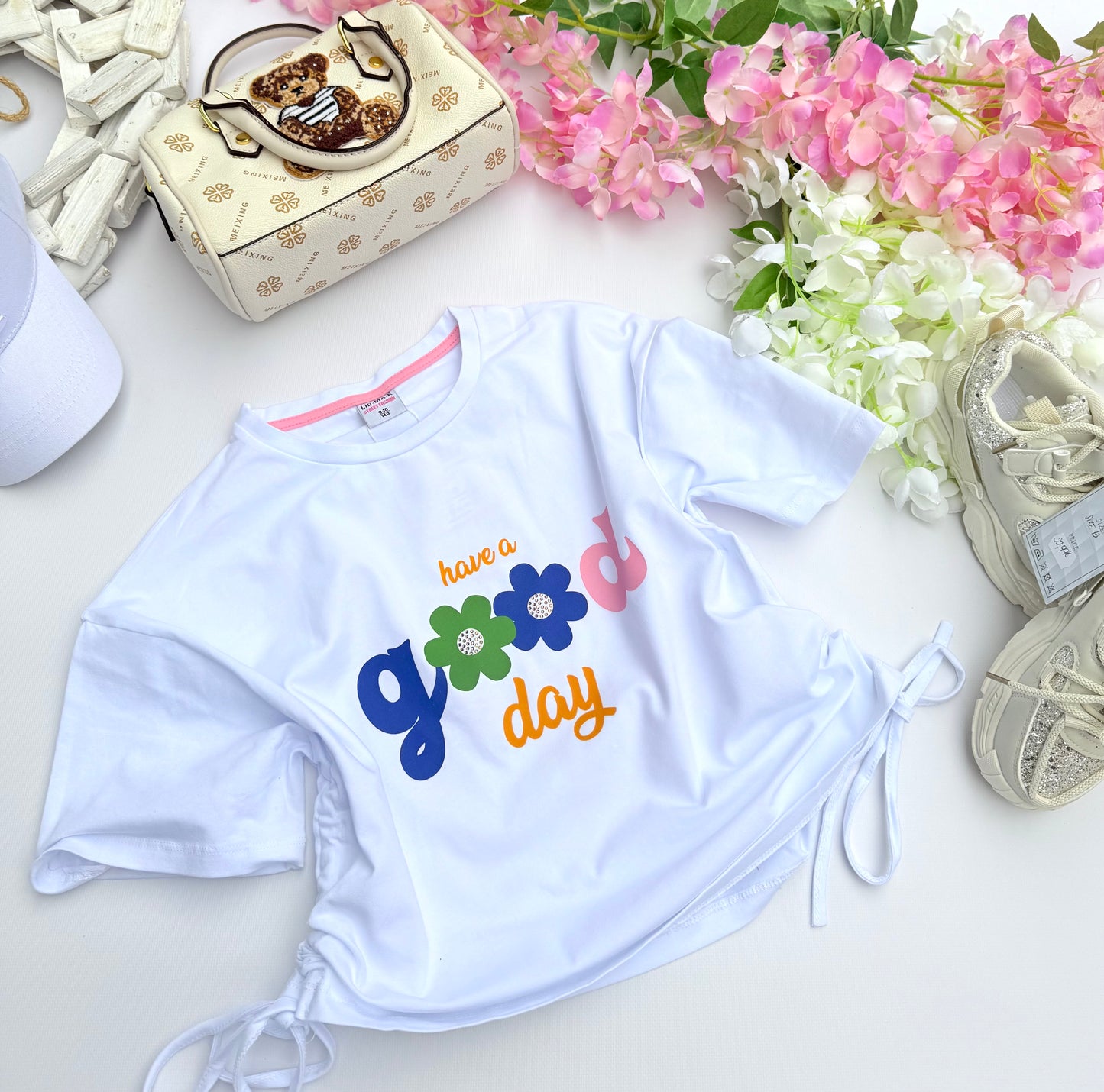 White GOOD t shirt
