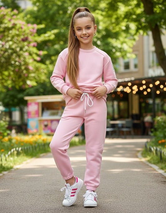 Pink tracksuit