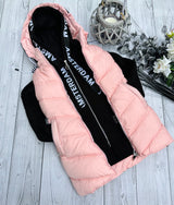 Black long warm hoodie