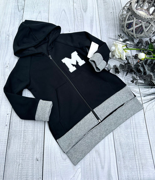 Black warm hoodie