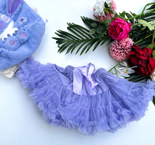 Lilac tulle skirt