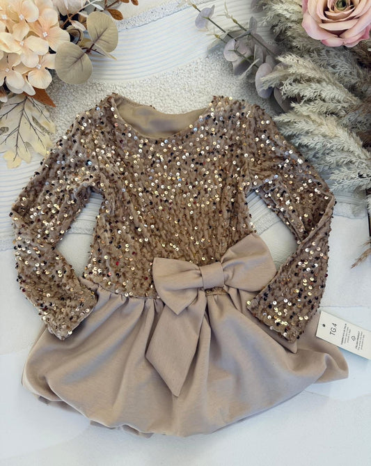 Gold sparkle dress