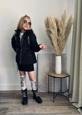 Black parka jacket ( waterproof )