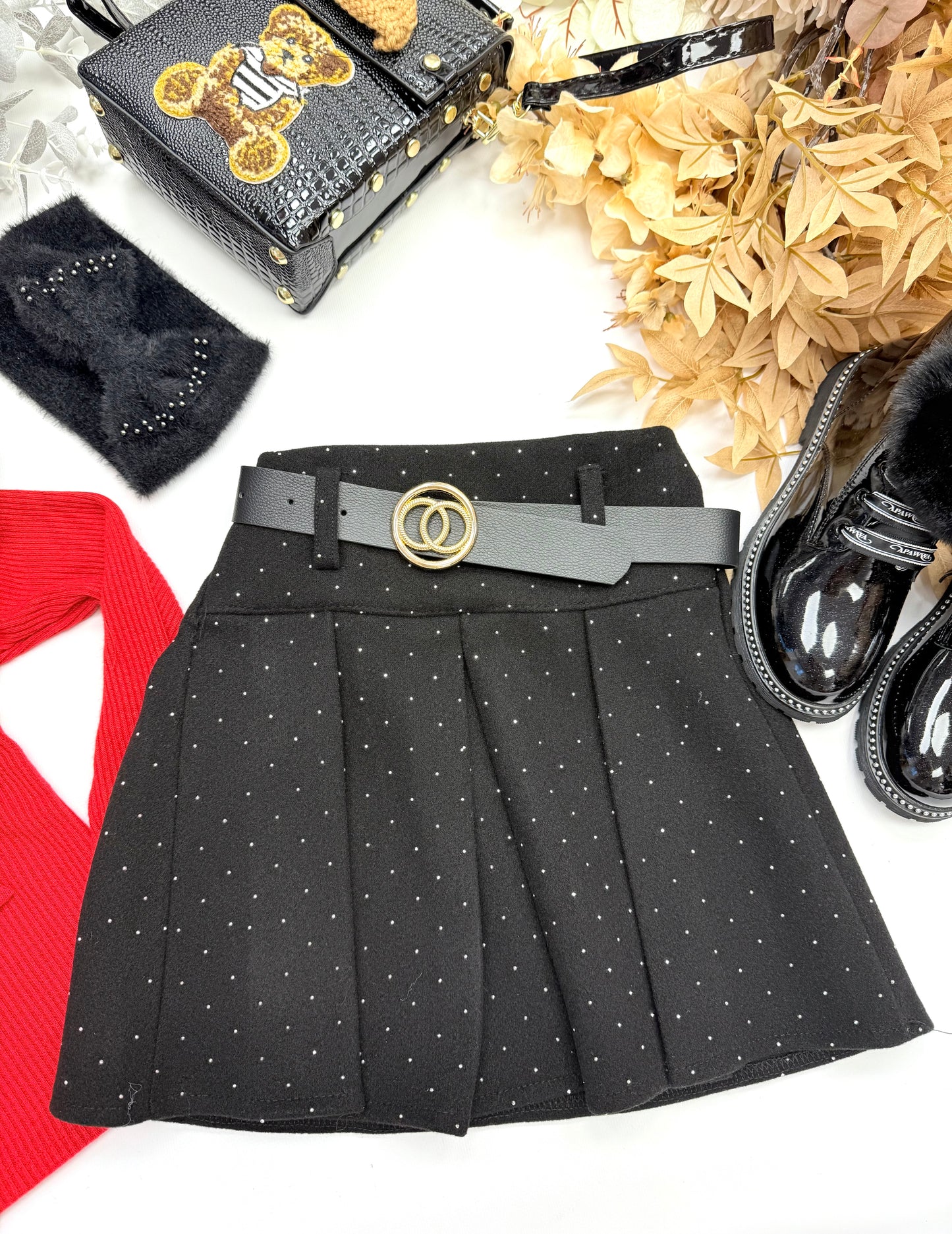 Black sparkle skirt