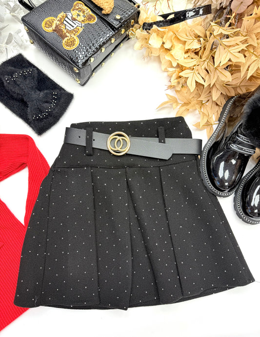 Black sparkle skirt