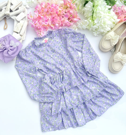 Lilac flower dress