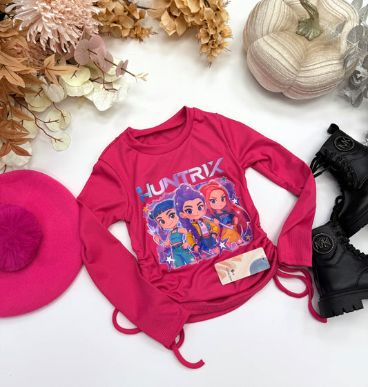 Pink Kpop top