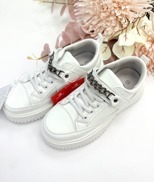 White sneakers
