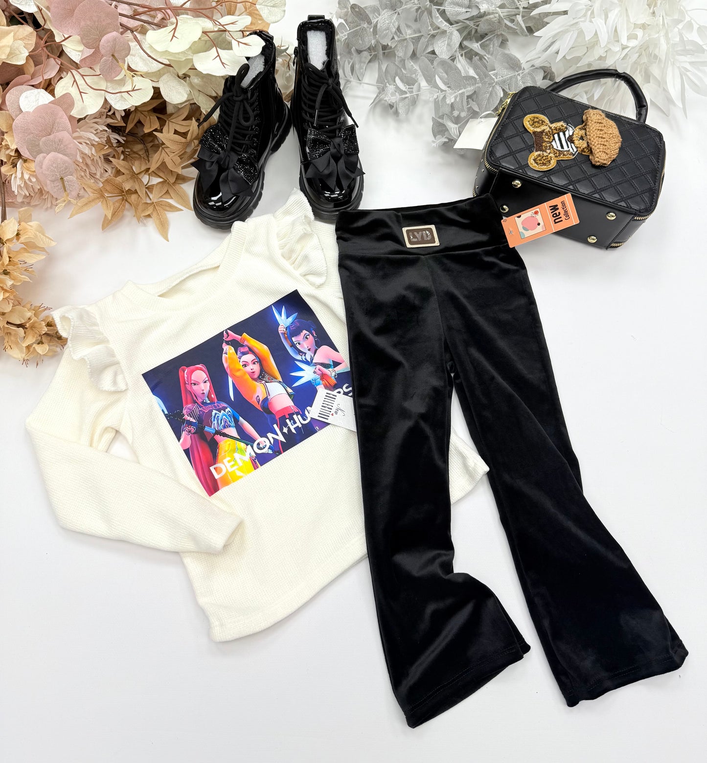 Velvet  flared pants