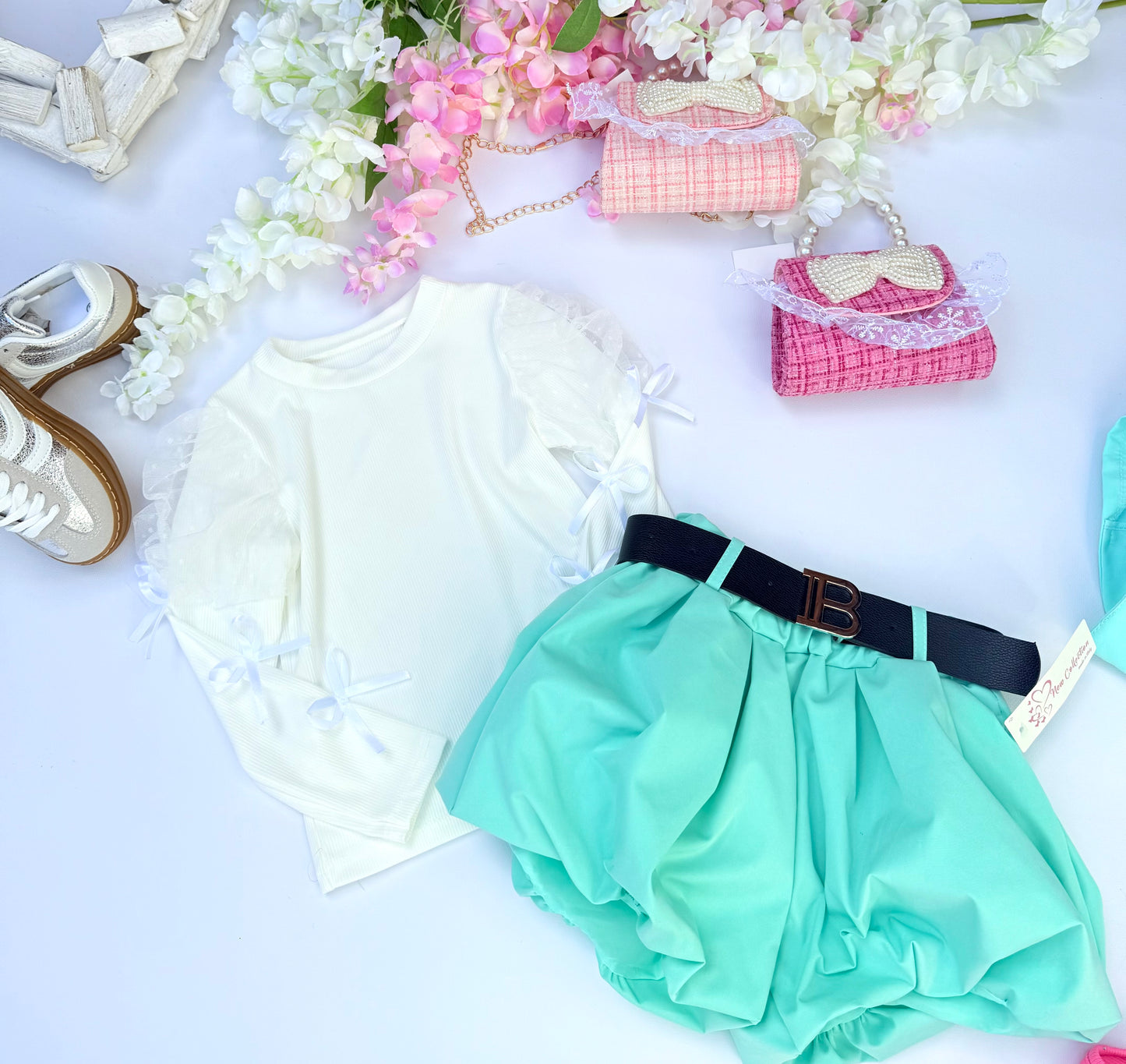 Mint shorts