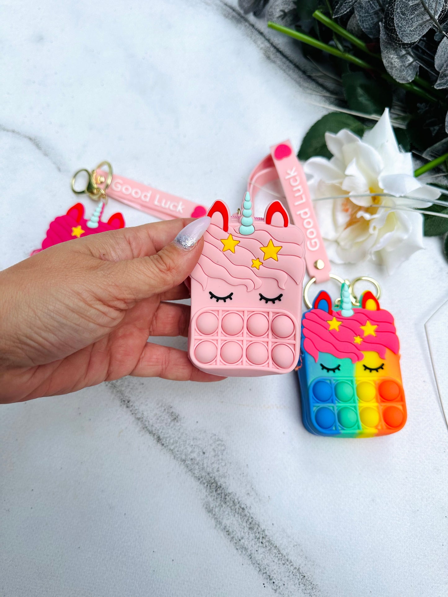 Unicorn key ring (coin purse )