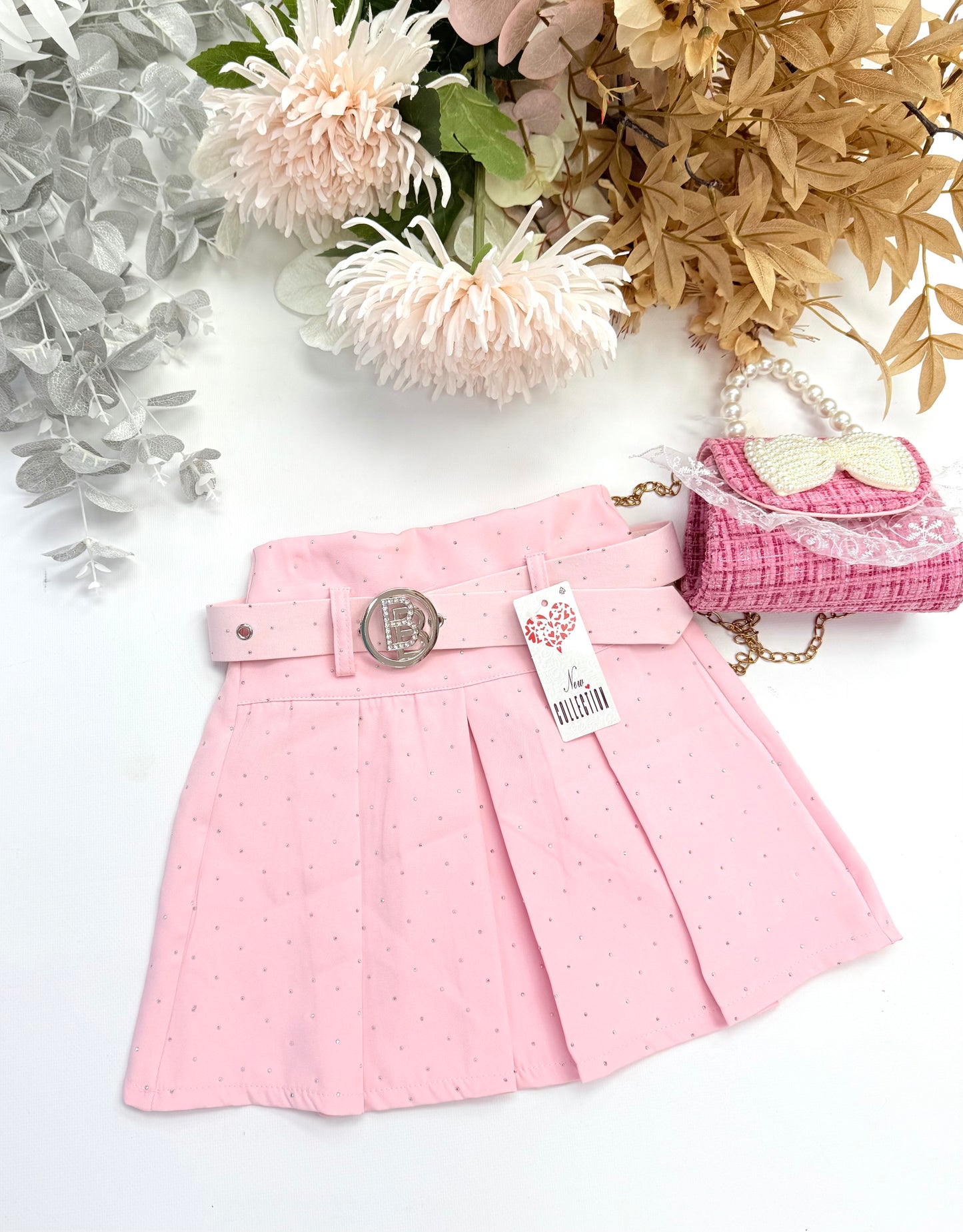 Pink sparkle skirt