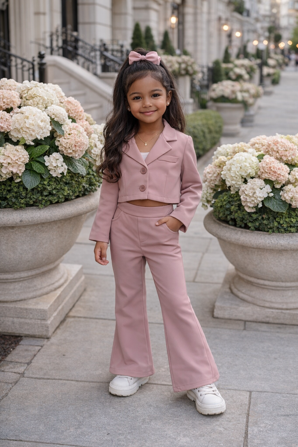 Pink suit ( pants and blazer)