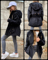 Black parka jacket ( waterproof )