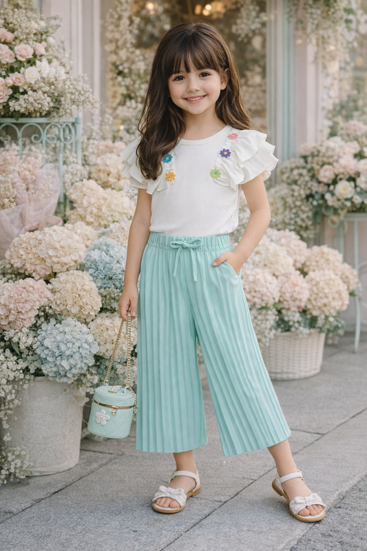 White flower t-shirt