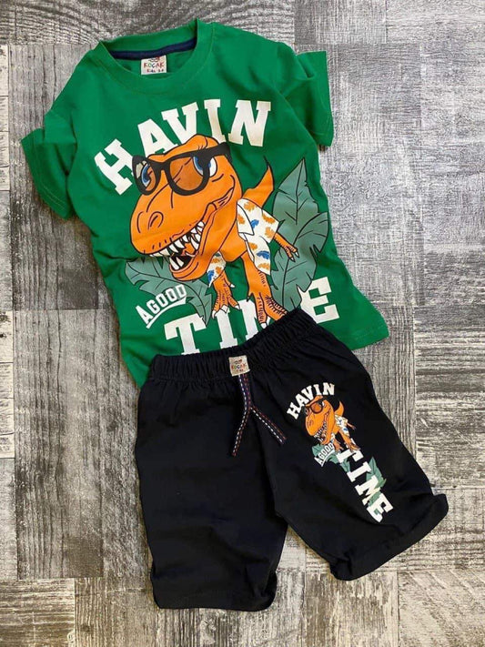 Green Dino set