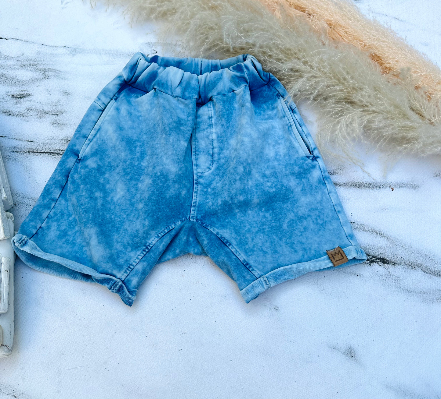 Denim shorts
