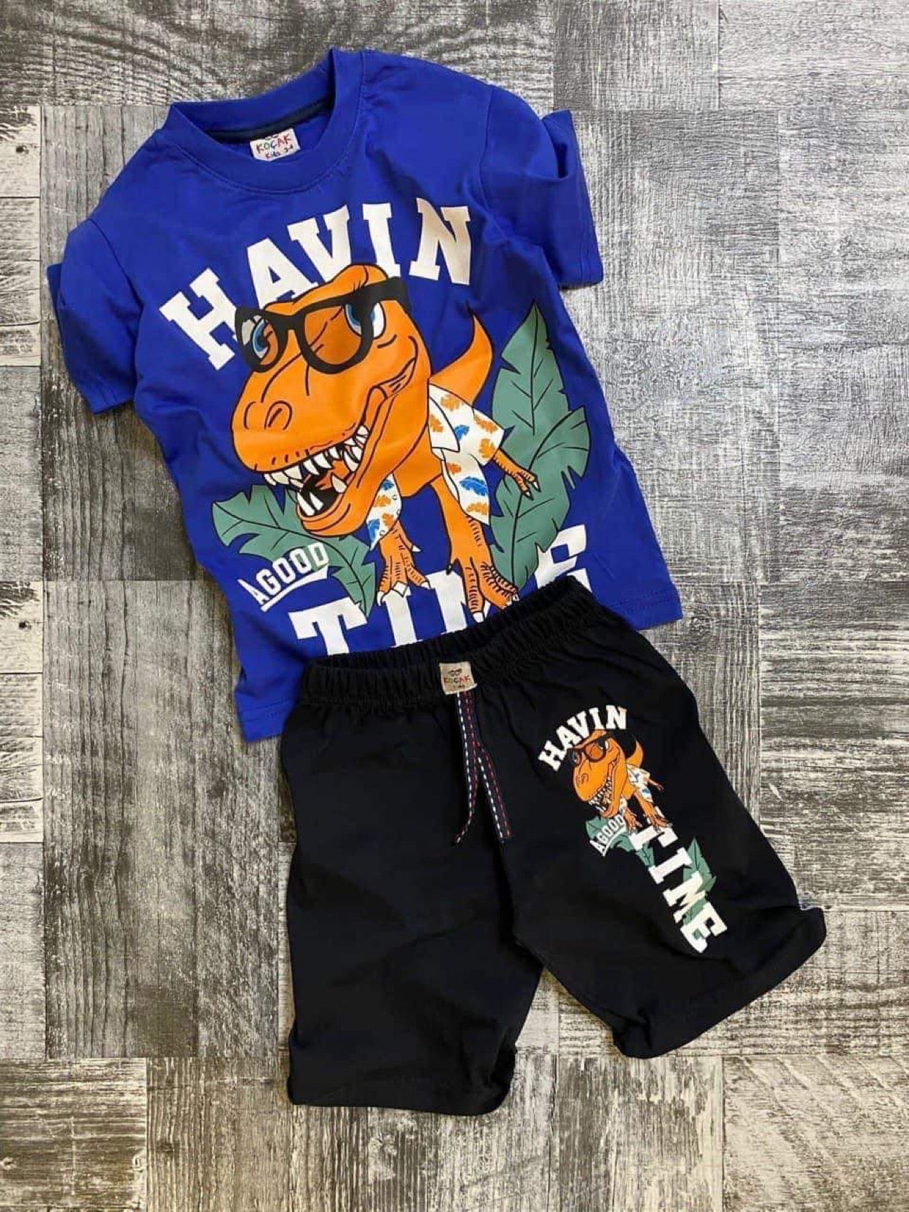 Blue Dino set