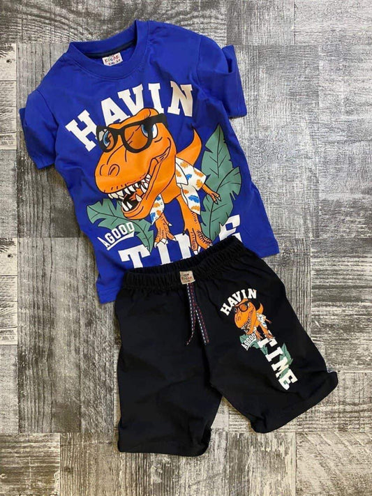 Blue Dino set