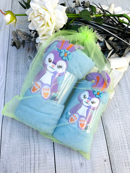 Bunny towels set
