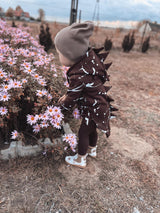 Brown warm hoodie
