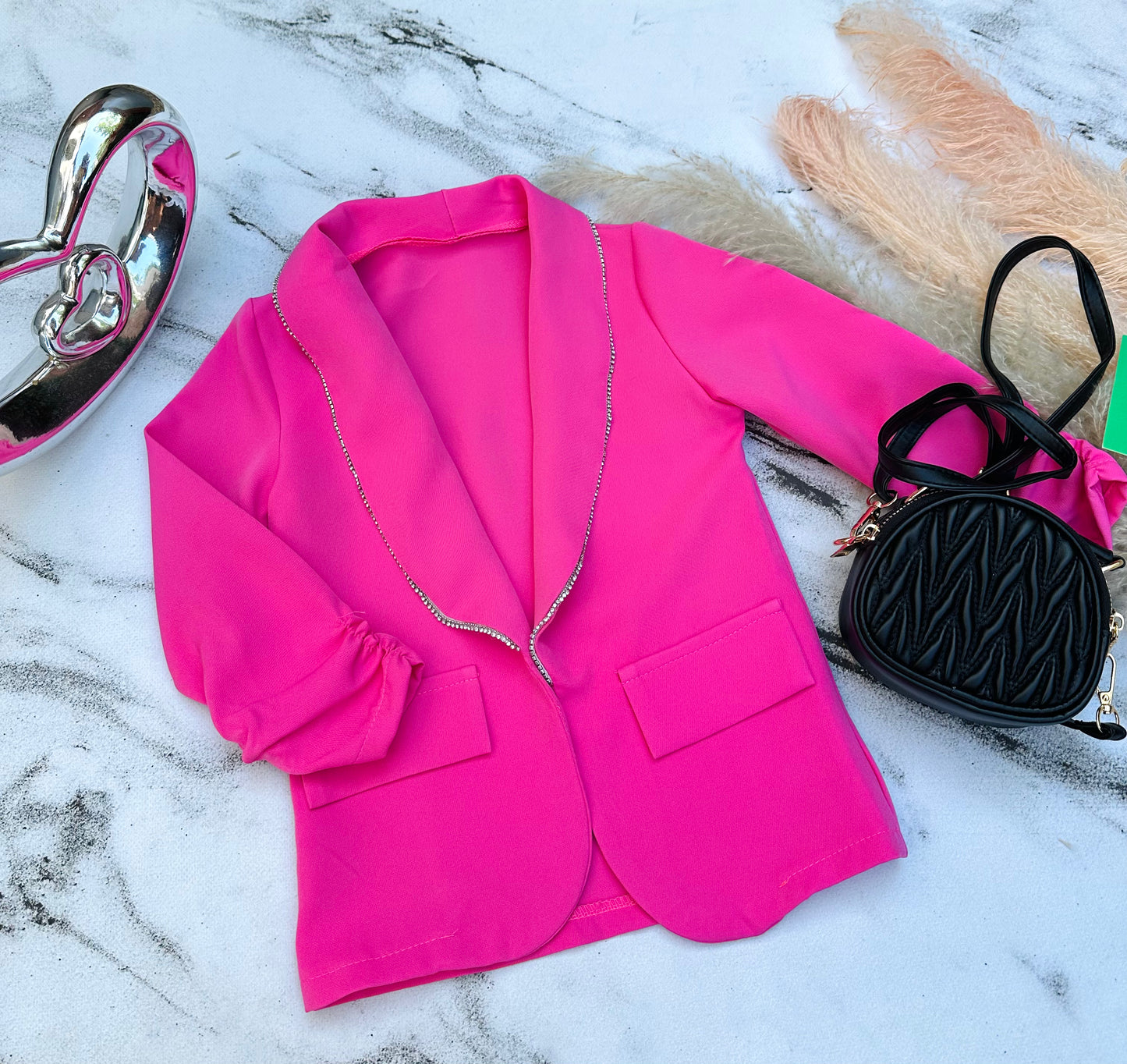 Pink blazer