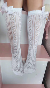 Pearls knee socks