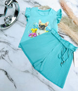Mint shorts