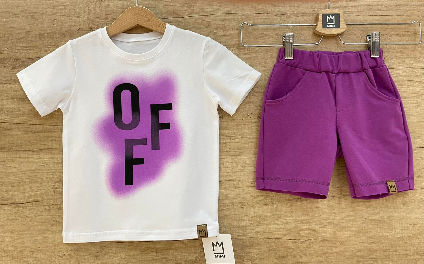 Purple shorts