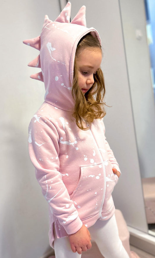 Light pink warm hoodie